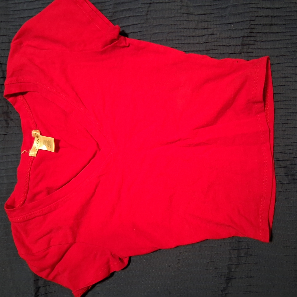 Bozzolo Red Fitted Short Sleeve T-Shirt